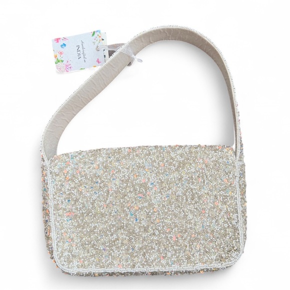 Viral T.J. Maxx Beaded Christmas Shoulder Bag NWT - Picture 4 of 12